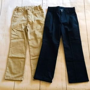 Chaps beige and Navy pants